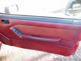 1989 FORD MUSTANG LX RED CONV 2.3L AT F18051